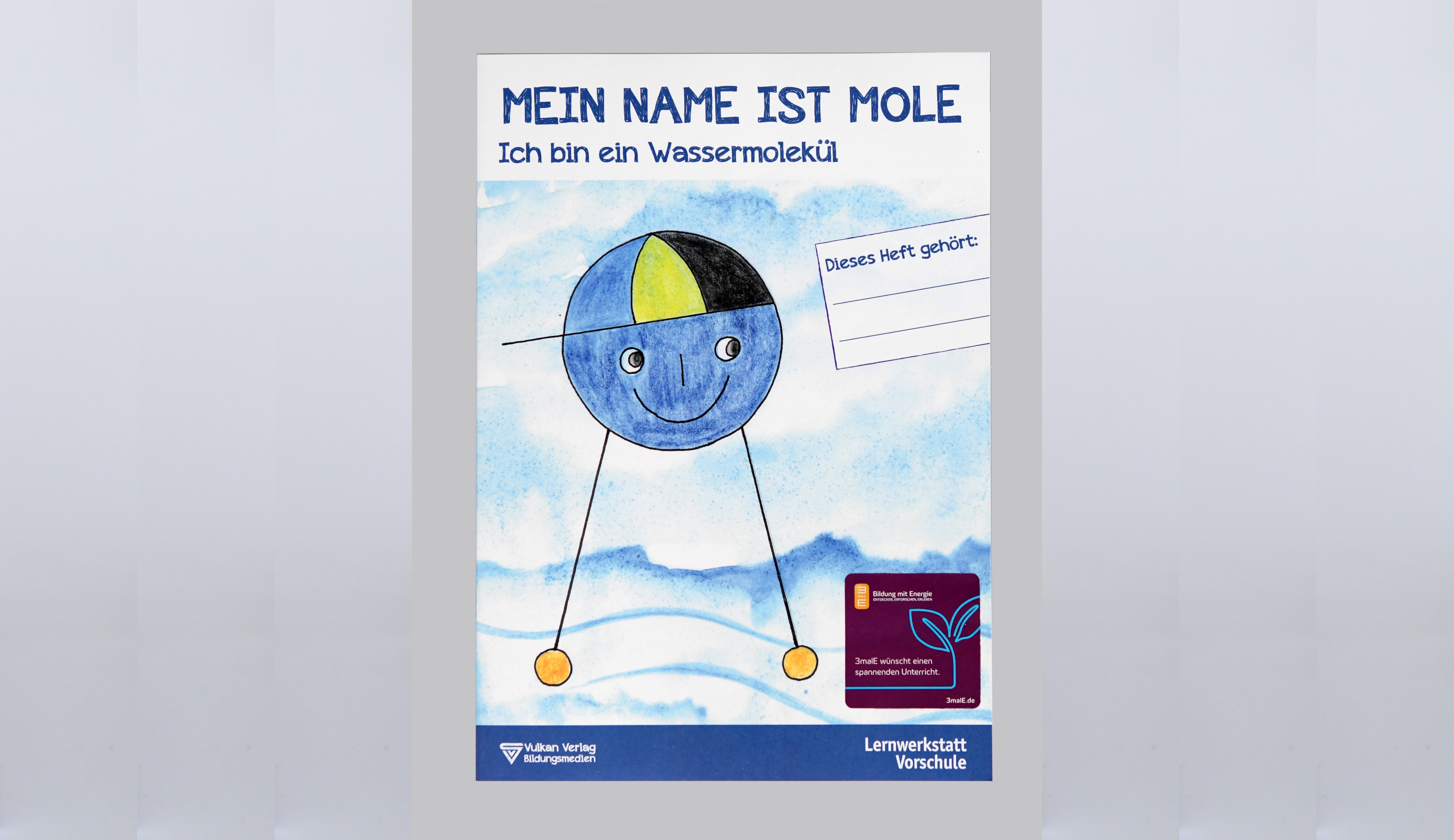 Malbuch „Mole“ – Das Wassermolekül